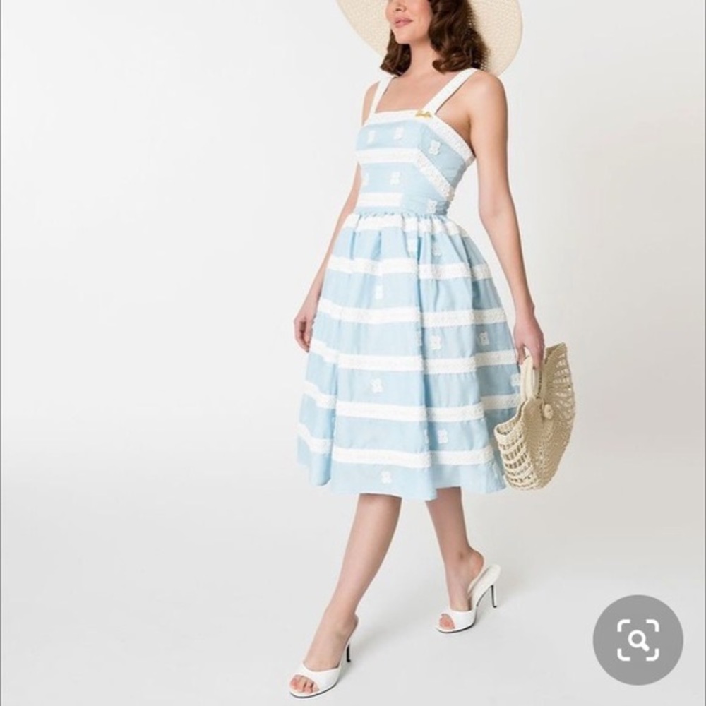 Blue Barbie Dress by Unique Vintage